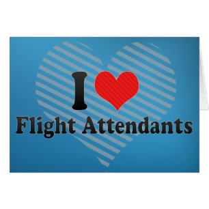 I Liebe-Flugbegleiter