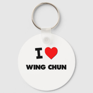 I Liebe-Flügel Chun Schlüsselanhänger