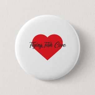I Liebe Flying Fish Cove - Christmas Island Button