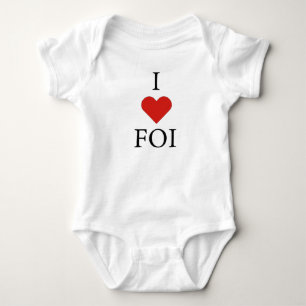 I LIEBE FOI Baby Bodysuit Strampler