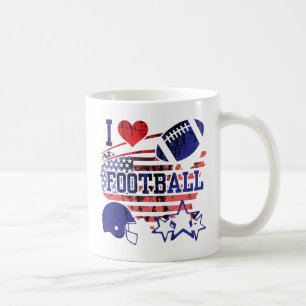 I Liebe Football (American Football) Kaffeetasse