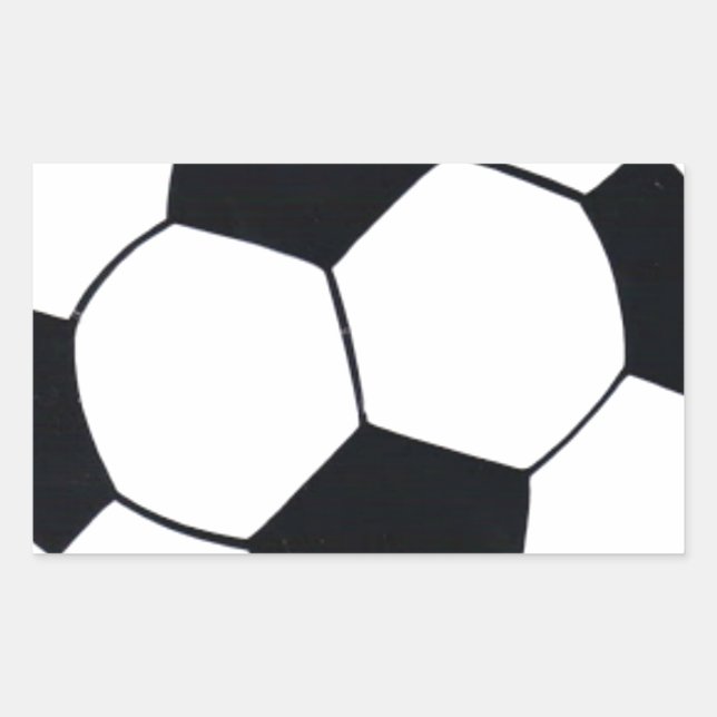 I Liebe Football (Fußball) Spielherz: I Liebe Rechteckiger Aufkleber (Vorderseite)