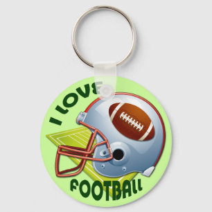 I LIEBE FOOTBALL SCHLÜSSELANHÄNGER