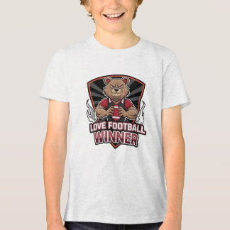 I Liebe Football Tri-Blend Shirt