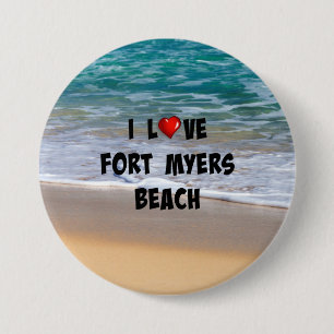 I Liebe Fort Myers Beach Button