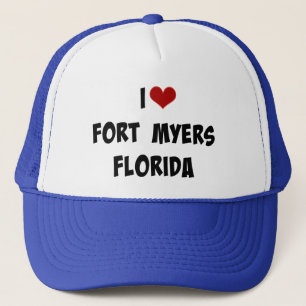 I Liebe Fort Myers, Florida Truckerkappe