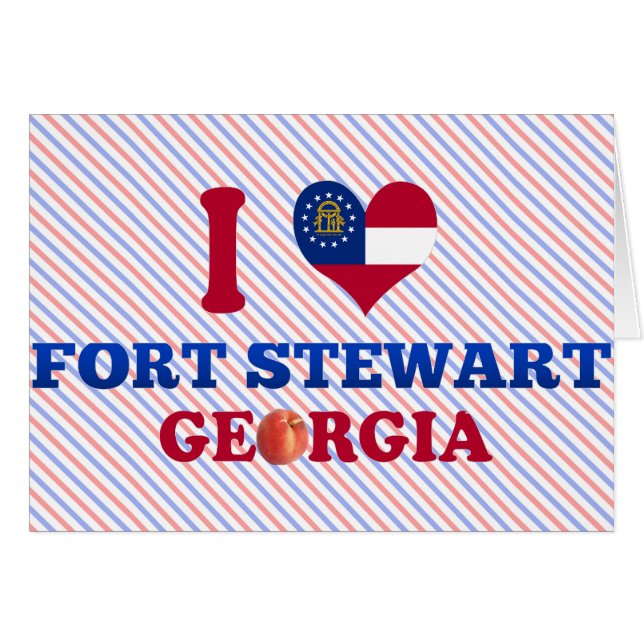 I Liebe Fort Stewart, Georgien (Vorderseite (Horizontal))