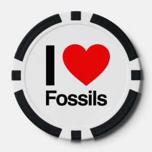i Liebe Fossilien Pokerchips