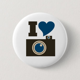 I Liebe Fotografie für Frauen Button