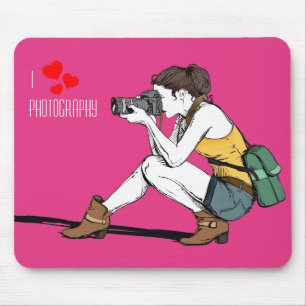 I Liebe Fotografie Mousepad
