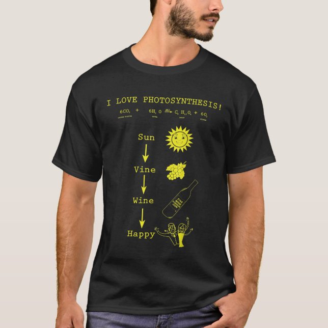 I Liebe Fotosynthese T-Shirt (Vorderseite)