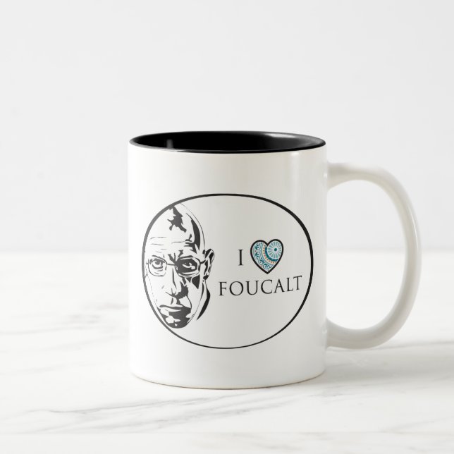 I Liebe Foucalt Tasse (Rechts)