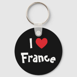 I Liebe Frankreich Schlüsselanhänger