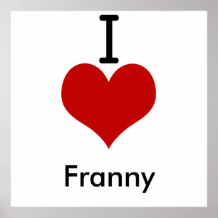 I Liebe Franny Poster