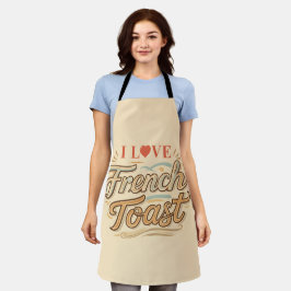 I Liebe Französischer Toast Schürze