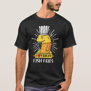 I Liebe Freitag Fisch Fries Pescatarian Food 1 T-Shirt