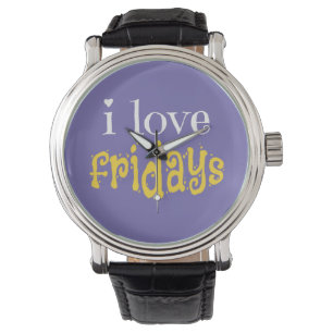 I Liebe Freitags Armbanduhr