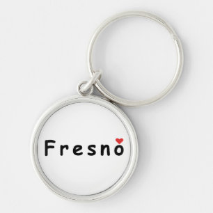I Liebe Fresno Schlüsselanhänger