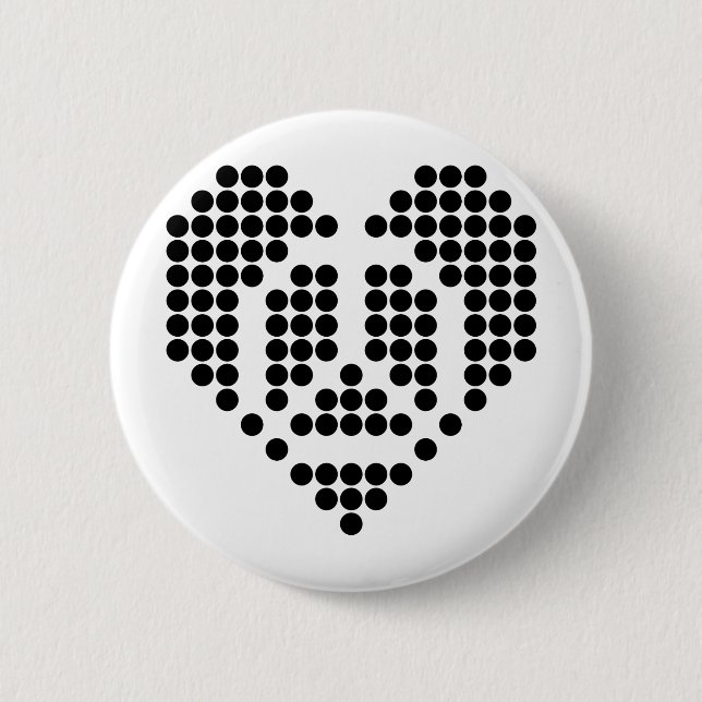 I Liebe-Frieden Button (Vorderseite)