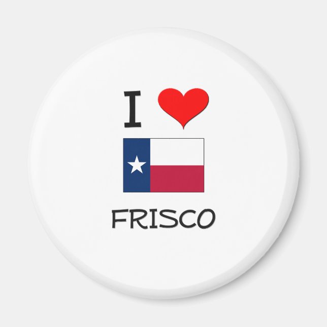 I Liebe Frisco Texas Magnet (Vorne)