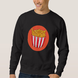 I Liebe Frittiertes Hühnerfutter 1 Sweatshirt
