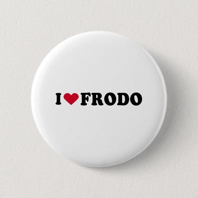 I LIEBE FRODO BUTTON (Vorderseite)