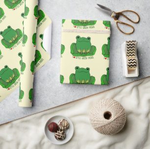I Liebe Frogs Geschenkpapier