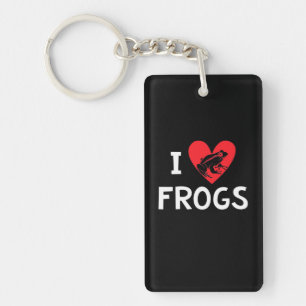 I Liebe Frogs Schlüsselanhänger