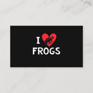 I Liebe Frogs Visitenkarte