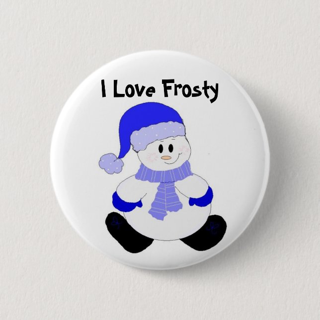 I Liebe Frosty Button (Vorderseite)