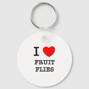 I Liebe-Frucht-Fliegen Schlüsselanhänger