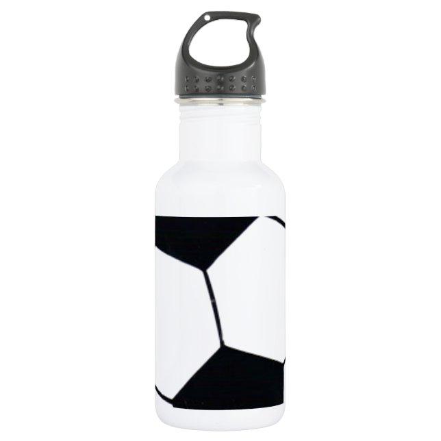 I Liebe Fußball (Fußball) Trinkflasche (Vorderseite)