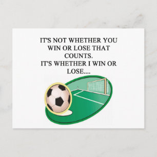 i Liebe Fußball Postkarte