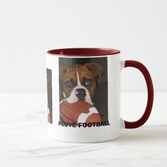 I LIEBE-FUSSBALL TASSE (Rechts)