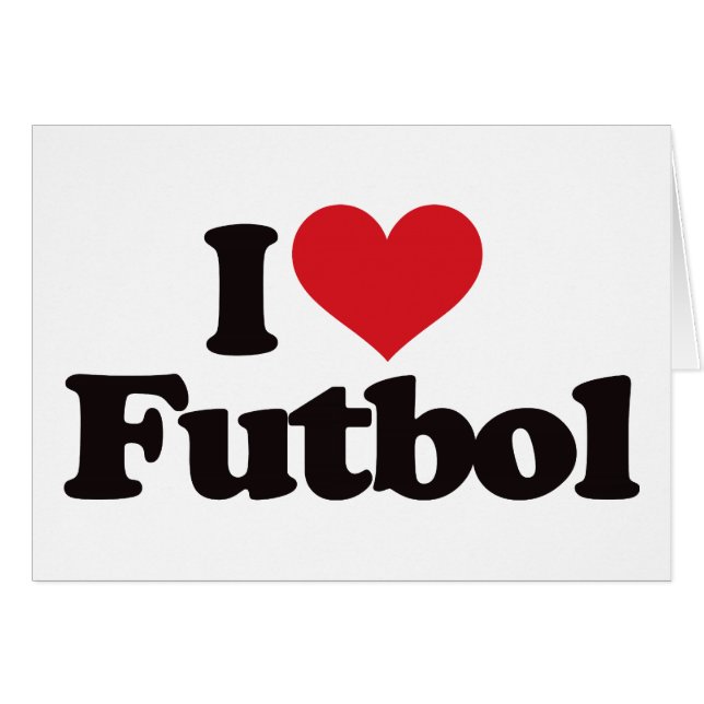 I Liebe Futbol (Vorderseite (Horizontal))