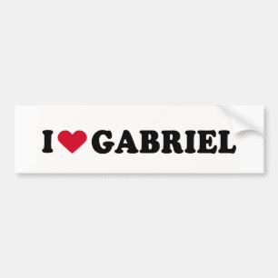 I LIEBE GABRIEL AUTOAUFKLEBER