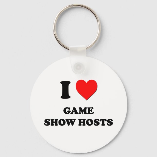 I Liebe Game Show Hosts Schlüsselanhänger (Vorderseite)