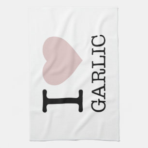 I LIEBE GARLIC GESCHIRRTUCH