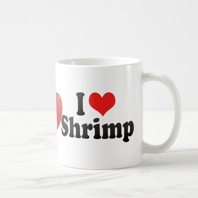 I Liebe-Garnele Kaffeetasse (Rechts)