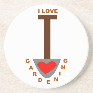 I Liebe Gartenbau Untersetzer