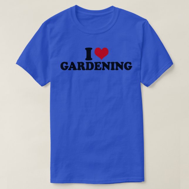 I Liebe Gartenbauer T-Shirt (Design vorne)