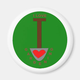 I Liebe Gartenmagnet Magnet