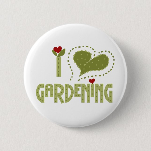 I Liebe Gartenmöbel und Geschenke Button (Vorderseite)