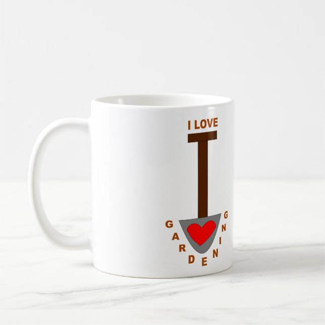 I Liebe Gartenweide Tasse (Links)