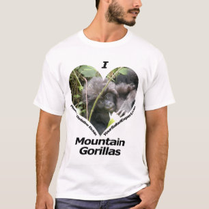 I Liebe-Gebirgsgorilla-T - Shirt