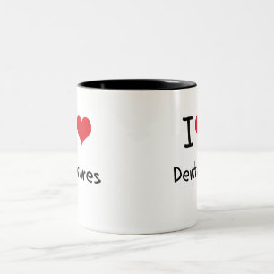 I Liebe-Gebisse Zweifarbige Tasse