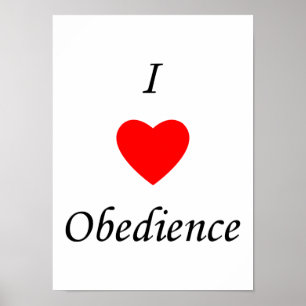I Liebe-Gehorsam Poster