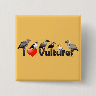 I Liebe-Geier (Afrika) Button