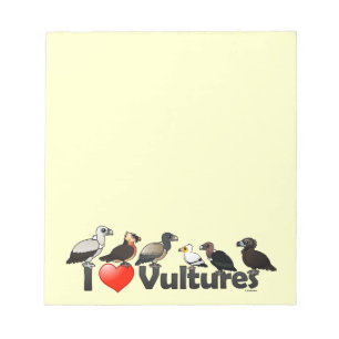 I Liebe-Geier (Eurasien) Notizblock