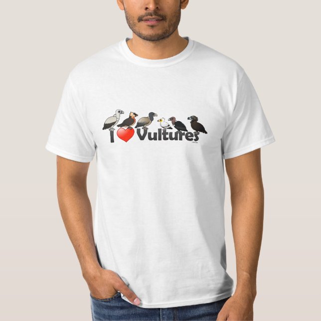 I Liebe-Geier (Eurasien) T-Shirt (Vorderseite)